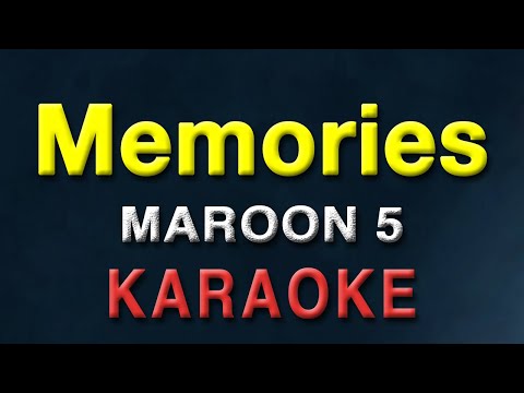 Memories – KARAOKE | Maroon 5
