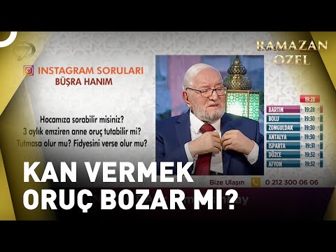 Ağır İşte Çalışanlar Oruç Tutmayabilir Mi? | Necmettin Nursaçan'la İftar Saati