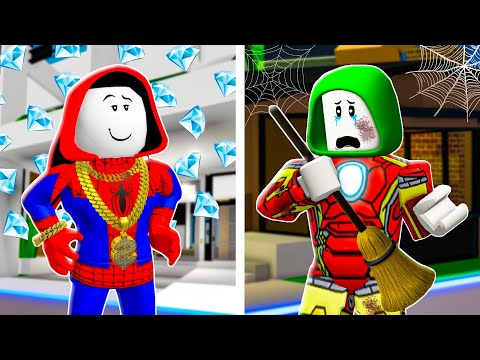 POOR Mikey vs RICH JJ Hero | Maizen Roblox | ROBLOX Brookhaven 🏡RP - FUNNY MOMENTS