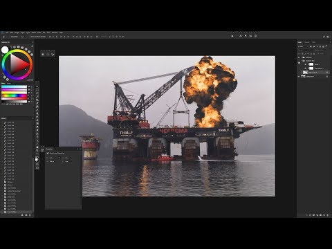 Quick Tip: Explosion in minutes with Photoshop Gradient Maps