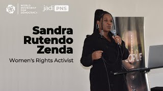 Sandra Zenda: Advocating for women's rights and democracy in Zimbabwe