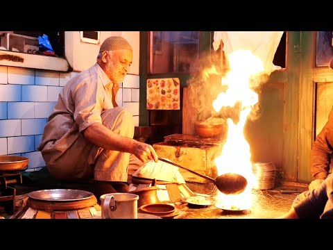 Indian Food - LEGENDARY MUTTON HARISSA MASTER Srinagar Kashmir India
