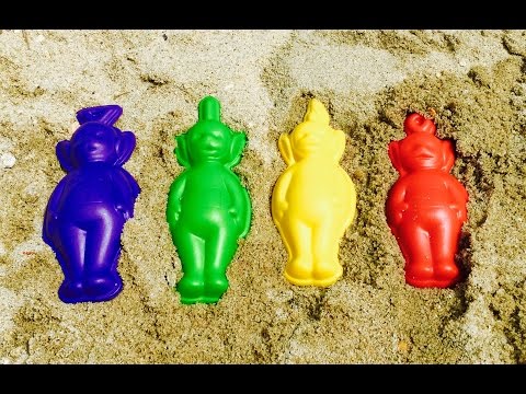 TELETUBBIES Building Sand Figures!