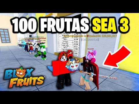 🍓Compré 100 Frutas en El Sea 3 de Blox Fruits y... Me quedé Pobre🍓