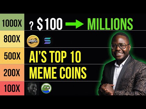 🤑Make MILLIONS Now! AI's Top 10 Meme Coins Exposed? 🚀