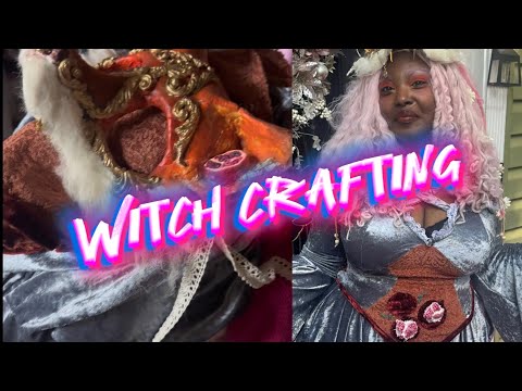 I Made a Witchy Ball Gown to Twerk at My Friend’s Wedding 💃🏾✨ | WitchCrafting Ep.2