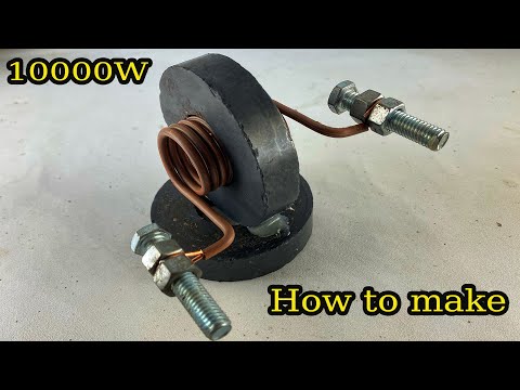 Easy Create 10000W Free Energy Generator For New Ideas Technology 2025 #technology