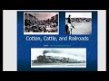 Impact of Railroads on Texas