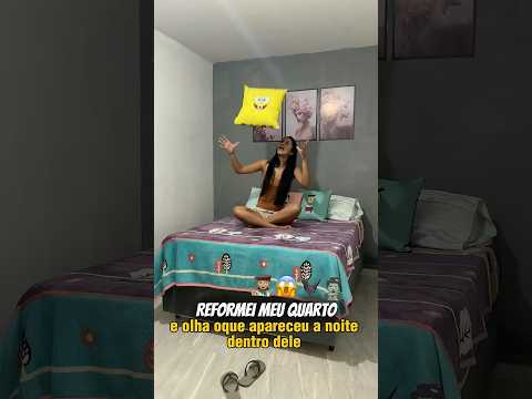Olha o passarinho como estava 😰#reforma #quarto #reformando #viral #humor