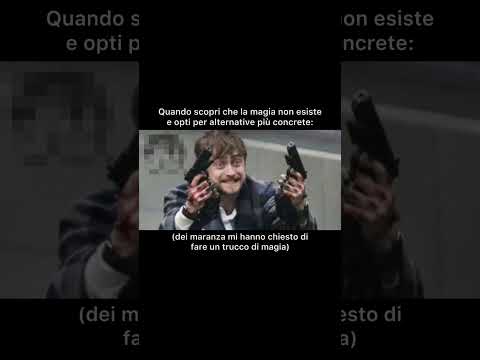Magia✨ #meme #memes #divertente #harrypotter #italiaonline #cranktv #ironia #perte #funny #italia