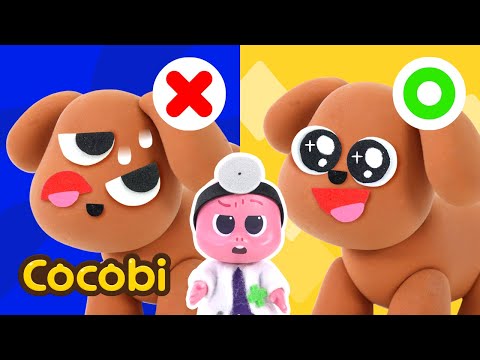 Rompecabezas de Caras de Animales🐶🧩 | Canciones de Animales para Niños | Kids Songs | Cocobi