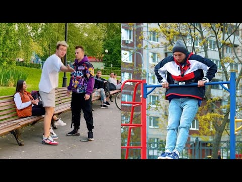 Kirya does parkour stunts in public! || Best reactions ever 🫢🤯