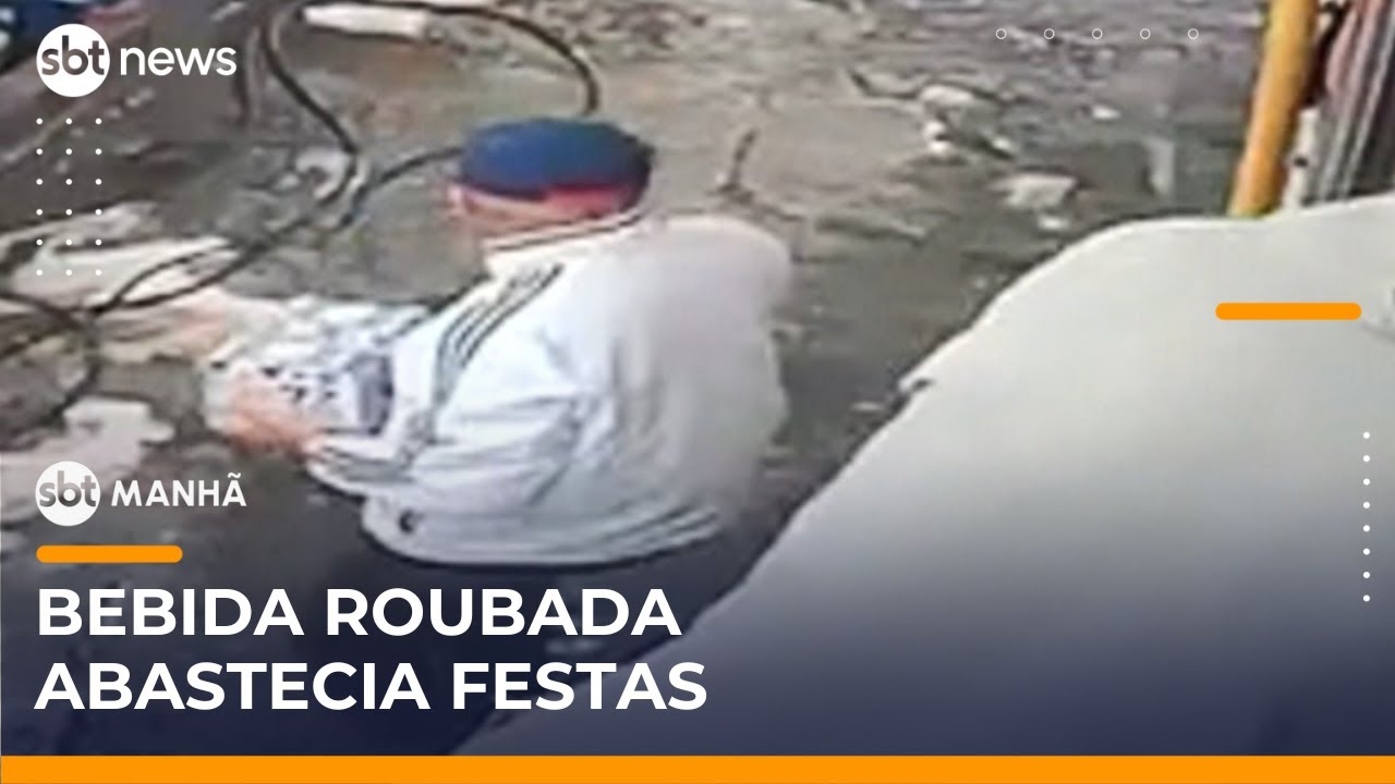 Quadrilha é presa por roubar bebidas para vender em festas em SP | SBTManhã