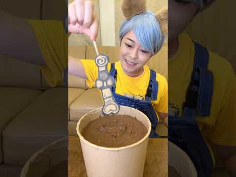 DIP IN CARDBOARD CHOCOLATE!#asmr