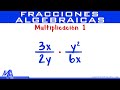 Multiplicación de Fracciones Algebraicas