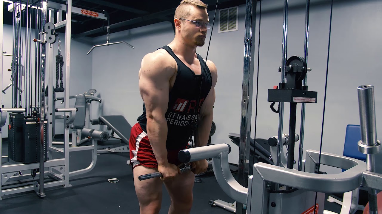Extension des triceps à la poulie haute