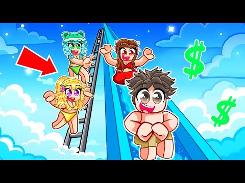 DÜNYANIN EN UZUN SU KAYDIRAĞINDAN KAYIP MİLYONER OLDUM 🤑 - Roblox