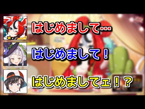 スバル家に言ったらシオンがいて、ころねにふとももを撫でられるハコスベールズ【ホロライブ切り抜き / 英語解説】