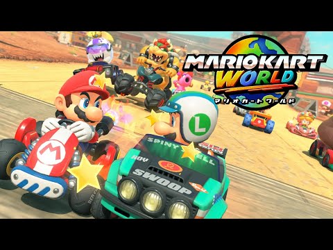 道中ギミックを謳歌する【マリオカートワールド】