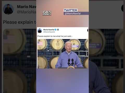 Joe Biden has become a laughing stock after his speech in Wisconsin Brewery #gbnews #GBNAmerica