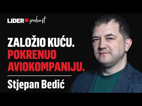Zanimljiva priča Hrvata koji je pokrenuo vlastitu aviokompaniju | Stjepan Bedić | Lider Podcast 165