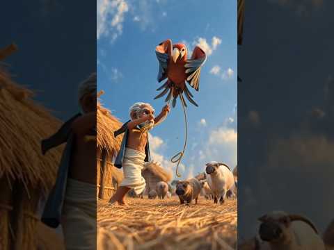 तोते की आज़ादी की कहानी 😂🐦 | Funny Village Short Story" #viral #shorts