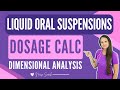 Calculating Liquid Dosages and Conversions