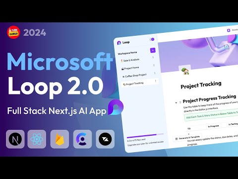 🔥 Create & Deploy a NextJs Full Stack Microsoft Loop 2.0 App with React, Gemini API, Clerk