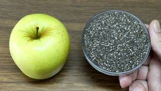 Drink Apples And Chia Seeds This Way To Lose Belly Fat | Chia Seeds Smoothie For Weight Loss