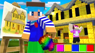 絵で描いた家が手に入る世界【まいくら / マインクラフト】