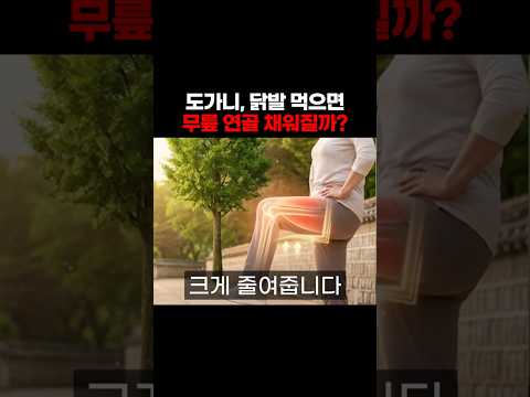 도가니, <strong>닭발</strong> 먹으면 무릎 연골 채워질까?
