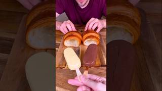 How to make the ICE CREAM and CROISSANT sandwitch with your brother😎❤️🥐| CHEFKOUDY