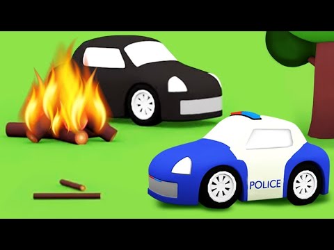 Мультики для детей: 4 машинки и пожар в лесу! Сборник мультфильмов для малышей