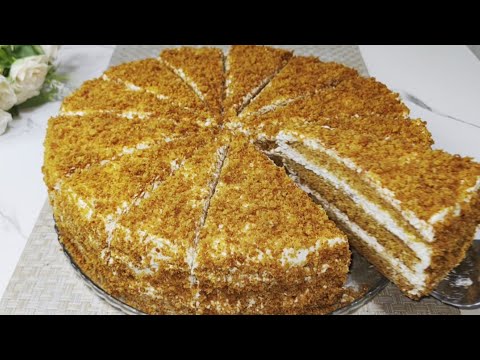 МЕДОВИК за 20 Минут!Теперь вы будете готовить КОРЖИ только так! Ленивый МЕДОВИК без раскатки КОРЖЕЙ