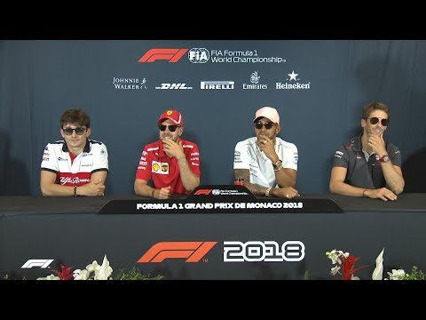 2018 Monaco Grand Prix: Pre-Race Press Conference