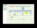 Metric System Conversions and Concepts