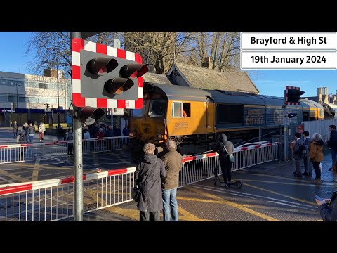 Brayford & Lincoln High Street Level Crossings (19/01/2024)