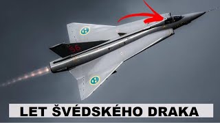 Byl prvním, kdo předvedl manévr KOBRA — Saab J35 Draken