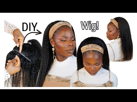 Beginner Friendly! How To Make A Headband Wig | DIY Wig Making