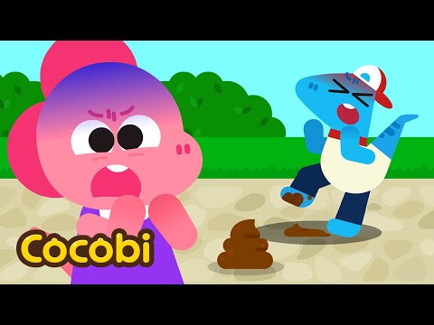 Ahh! Pisou no Cocô!💩 | Canções Coloridas para Crianças | Cocobi