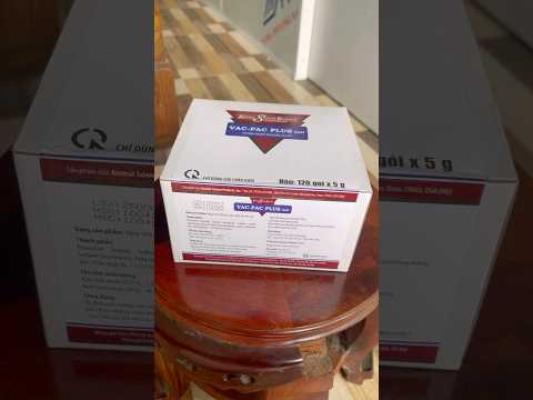 Vac - pac plus +Ổn định môi trường nước pha vacxin, thuốc để đạt hiệu quả tối ưu nhất #thuoc_thu_y