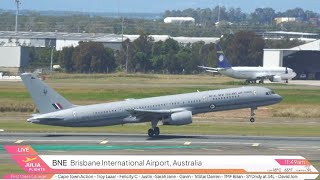 🔴LIVE RNZAF x2 757s | Brisbane Plane Spotting + ATC | 29.8.26🔴