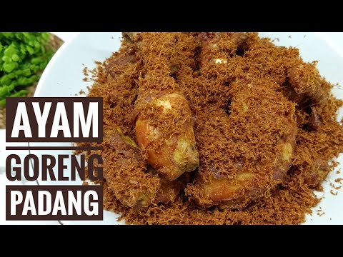 RESEP AYAM GORENG PADANG ENAK BANGET !!