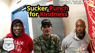 He Gives Them $40 and a Jacket… They Give Him a Sucker Punch