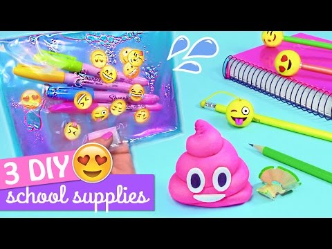 3 DIY EMOJI SCHOOL SUPPLIES #2 - INNOVA CRAFTS