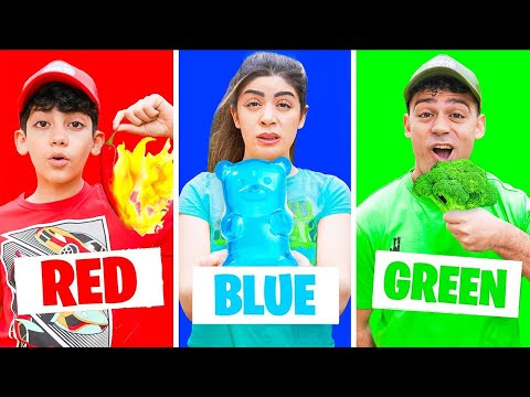 Jason Plays the One Color Food Challenge with Alex