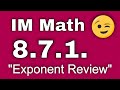 Exponents and Scale Factors