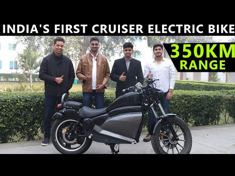 India's First Cruiser Electric Bike - Mazout Electric | 350 km Range