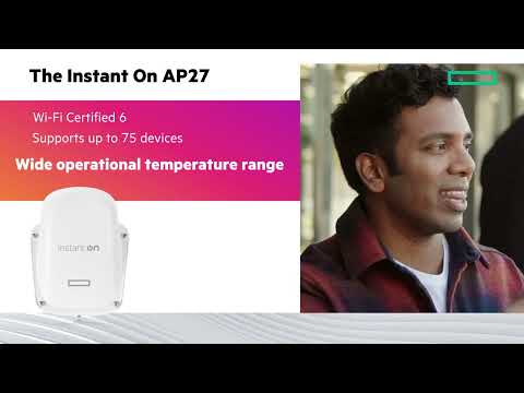 HPE Networking Instant On video