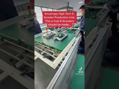 One of the most high tech E-Scooter factories we have seen